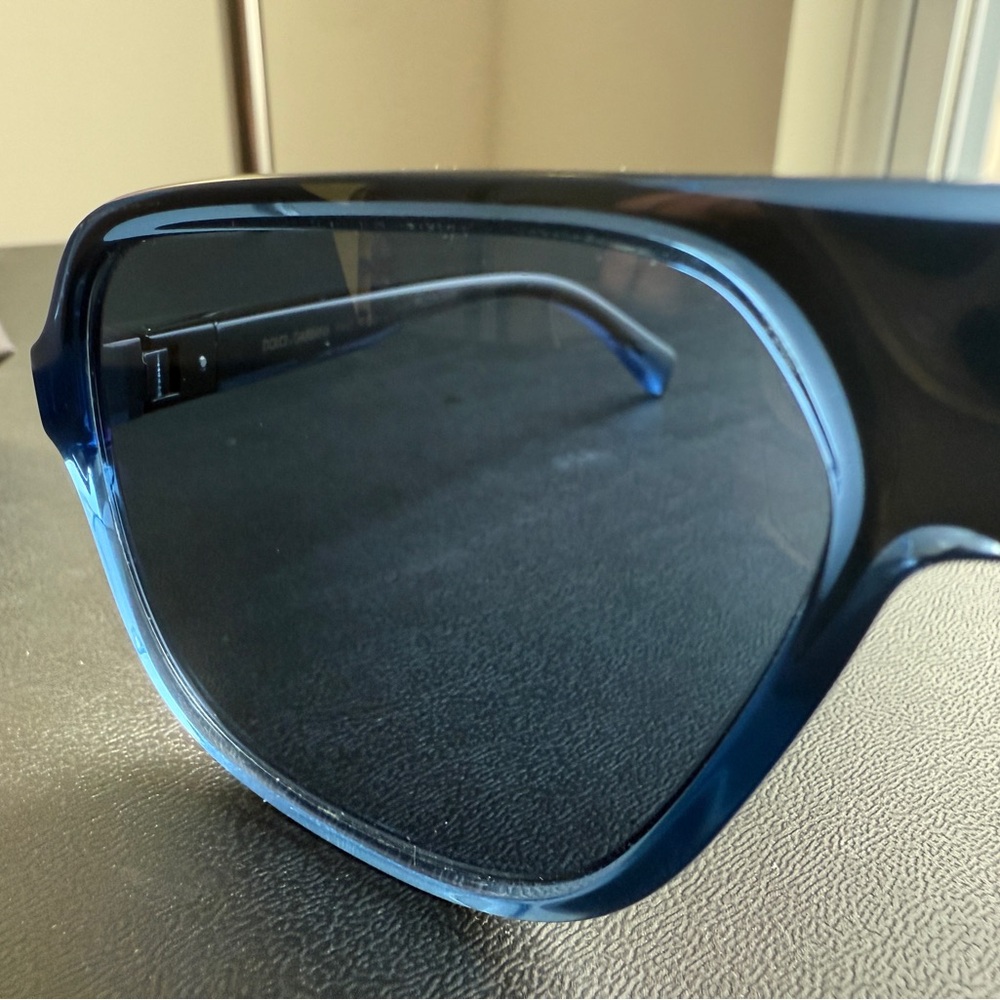 Dolce & Gabbana Blue Transparent Sunglasses - Picture 9 of 12